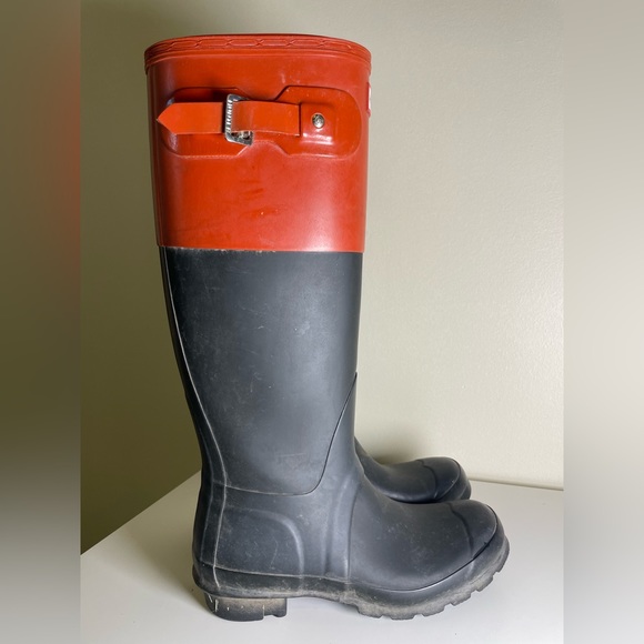 Hunter Boots Black/Red - Picture 3 of 5